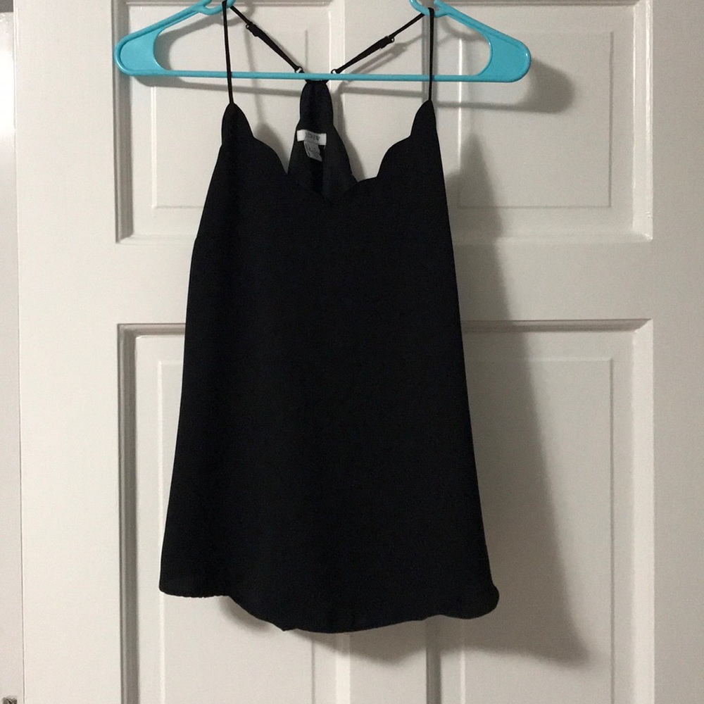 Black tank top